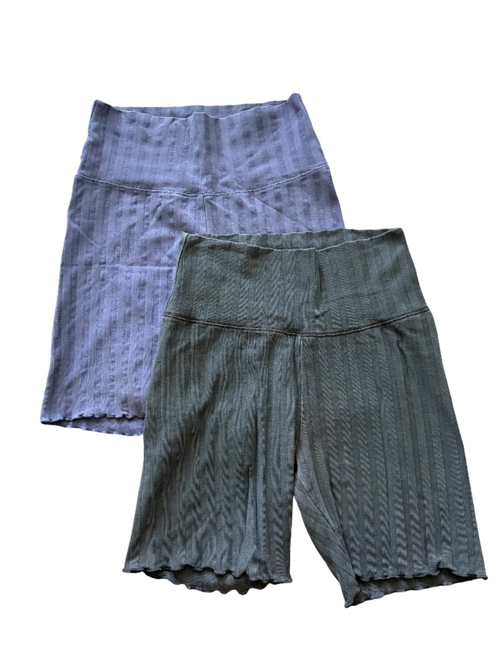 Aerie Offline OG Groove 7” Bike Shorts in Fresh Bright and Black Bundle of 2